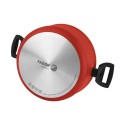 Casseruola FAGOR Rosso Alluminio (Ø 24 cm)