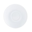 Plate Quid Basic Coffee Ceramic White (12,5 cm) (Pack 12x)
