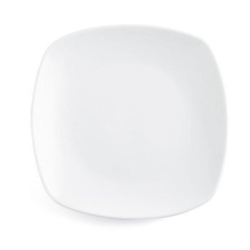 Prato de Sobremesa Quid Novo Vinci Branco Cerâmica 19 cm (6 Unidades) (Pack 6x)