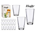 Conjunto de Copos Vivalto S18091/BHA Transparente Vidro