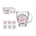 Caneca Vivalto Original Transparente 320 ml (6 Unidades)