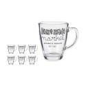Caneca Vivalto Market Transparente 320 ml (6 Unidades)