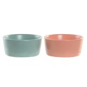 Set da Aperitivo DKD Home Decor 20 x 10,5 x 14 cm Porcellana Multicolore 3 Pezzi
