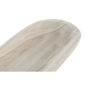 Vassoio per aperitivi DKD Home Decor Marrone Chiaro Naturale Tropicale 43 x 16 x 4 cm