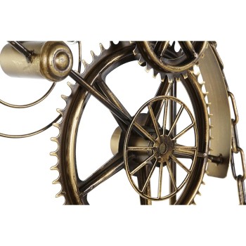 Orologio da Parete DKD Home Decor Ingranaggi Cristallo Ferro 50 x 7 x 62 cm (2 Unità)