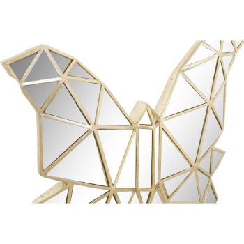 Decorative Figure DKD Home Decor 29,5 x 4 x 28,5 cm Golden Butterfly