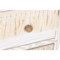 Cómoda DKD Home Decor Abeto Natural Algodão Branco (80 x 35 x 80 cm)