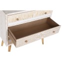 Cómoda DKD Home Decor Abeto Natural Algodão Branco (80 x 35 x 80 cm)