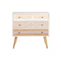 Cómoda DKD Home Decor Abeto Natural Algodão Branco (80 x 35 x 80 cm)