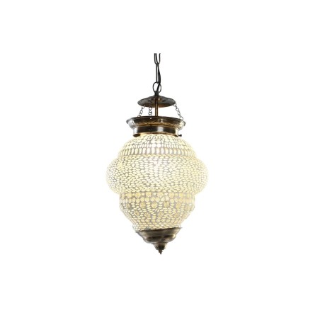 Ceiling Light DKD Home Decor White Metal Crystal 25 W 23 x 23 x 33 cm Ceiling Light DKD Home Decor White Metal Crystal 25 W 23 x 23 x 33 cm