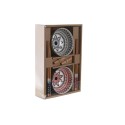 Conjunto de sushi DKD Home Decor 30 x 21 x 7 cm Multicolor Mandala Grés Oriental (6 Peças)