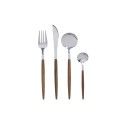 Besteck DKD Home Decor Silberfarben natürlich Edelstahl (3 x 2 x 21 cm)