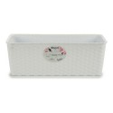 Vaso rettangolare da Balcone Stefanplast 73700 Bianco Plastica 15,5 x 13,5 x 39 cm