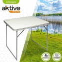 Mesa Dobrável Aktive Branco Aço Madeira MDF 80 x 60 x 70 cm