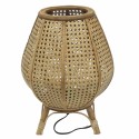 Lâmpada de mesa DKD Home Decor Castanho Rotim 50 W (29 x 29 x 40 cm)