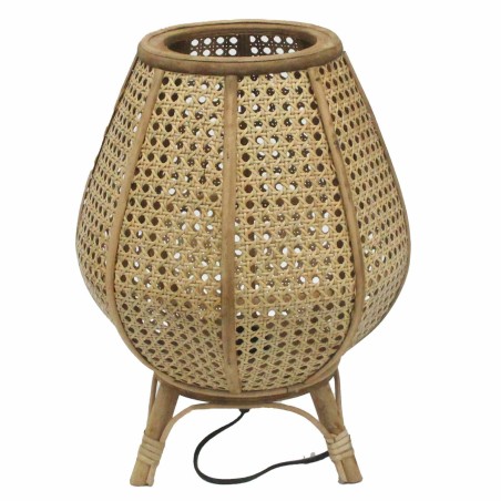 Lâmpada de mesa DKD Home Decor Castanho Rotim 50 W (29 x 29 x 40 cm) Lâmpada de mesa DKD Home Decor Castanho Rotim 50 W (29 x 29 x 40 cm)