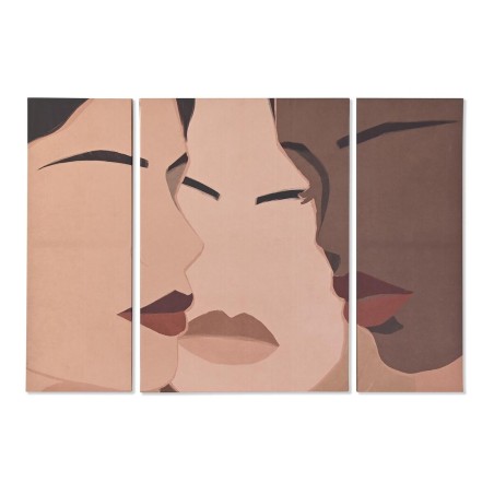 Set of 3 pictures DKD Home Decor Scandinavian Women 140 x 3,8 x 100 cm Set of 3 pictures DKD Home Decor Scandinavian Women 140 x 3,8 x 100 cm
