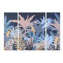 Conjunto de 3 quadros DKD Home Decor Colonial (140 x 3,8 x 100 cm)