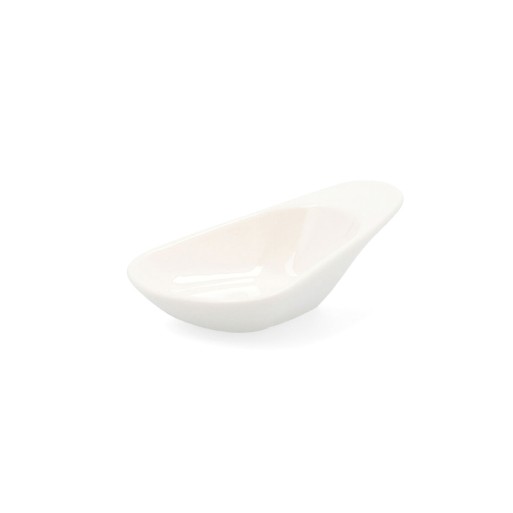bandeja de aperitivos Quid Select Branco Cerâmica 10,5 cm (6 Unidades) (Pack 6x)