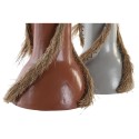 Vaso DKD Home Decor Cinzento Terracota 26 x 26 x 30 cm (2 Unidades)