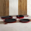 Assadeira Bidasoa Ferro Fundido Vermelho (25 cm)