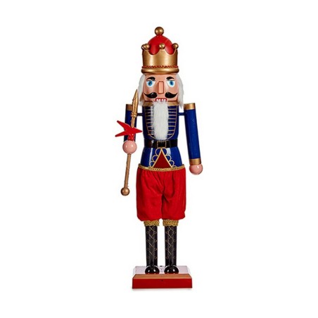 Decorative Figure Red Blue Nutcracker 18,5 x 81,5 x 16,5 cm Plastic Decorative Figure Red Blue Nutcracker 18,5 x 81,5 x 16,5 cm Plastic