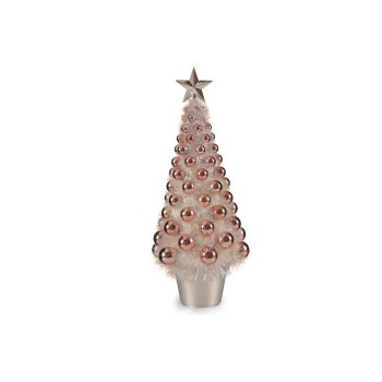 Albero di Natale Iridescente 21,5 x 51 x 21,5 cm Rosa Plastica polipropilene