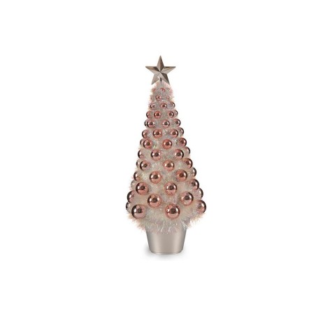 Christmas Tree Iridescent 21,5 x 51 x 21,5 cm Pink Plastic polypropylene Christmas Tree Iridescent 21,5 x 51 x 21,5 cm Pink Plastic polypropylene
