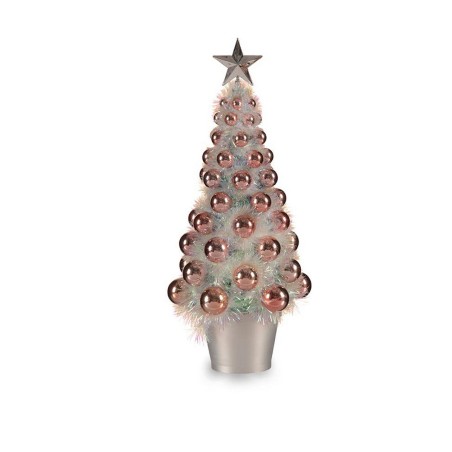 Christmas Tree Iridescent Pink Plastic 16 x 37,5 x 16 cm polypropylene Christmas Tree Iridescent Pink Plastic 16 x 37,5 x 16 cm polypropylene