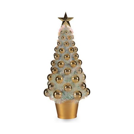 Christmas Tree Iridescent Golden Plastic 16 x 37,5 x 16 cm polypropylene Christmas Tree Iridescent Golden Plastic 16 x 37,5 x 16 cm polypropylene