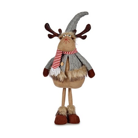 Rena de Natal Cinzento Castanho 24 x 63 x 27 cm Rena de Natal Cinzento Castanho 24 x 63 x 27 cm