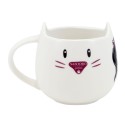 Tazza con Piatto Gorjuss Ruby wild Grigio Ceramica Sottobicchieri Tazza