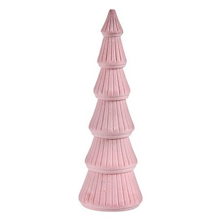 Christmas Tree 12 x 34,5 x 12 cm Pink Wood Christmas Tree 12 x 34,5 x 12 cm Pink Wood