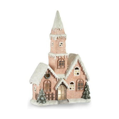 Decorative Figure House Christmas LED Light Pink White Brown Green Magnesium 21 x 77 x 48 cm Decorative Figure House Christmas LED Light Pink White Brown Green Magnesium 21 x 77 x 48 cm
