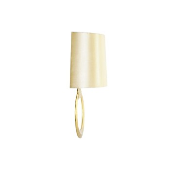 Applique DKD Home Decor Doré Polyester Aluminium 220 V 50 W Moderne (36 x 16 x 60 cm)