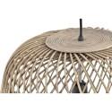 Candeeiro de teto DKD Home Decor Marrom claro Rotim (44 x 44 x 41 cm)