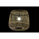 Candeeiro de teto DKD Home Decor Marrom claro Rotim (44 x 44 x 41 cm)