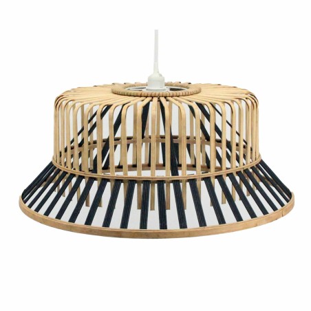 Lámpara de Techo DKD Home Decor Marrón Negro Bambú 50 W 60 x 60 x 30 cm 60 x 60 x 25 cm Lámpara de Techo DKD Home Decor Marrón Negro Bambú 50 W 60 x 60 x 30 cm 60 x 60 x 25 cm