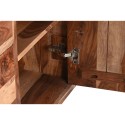 Stand Espositore DKD Home Decor Cristallo Legno d'albero della gomma 100 x 42 x 190 cm