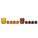 Conjunto de Velas DKD Home Decor 36 g Urbana (2 Unidades) (12 Unidades)