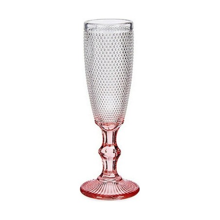 Calice da champagne Vivalto PR05720ZD/BHA6 PINK Rosa Trasparente Vetro 180 ml (6 Unità)