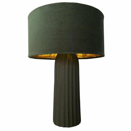Lâmpada de mesa DKD Home Decor Veludo Alumínio Verde (26 x 26 x 37 cm) Lâmpada de mesa DKD Home Decor Veludo Alumínio Verde (26 x 26 x 37 cm)