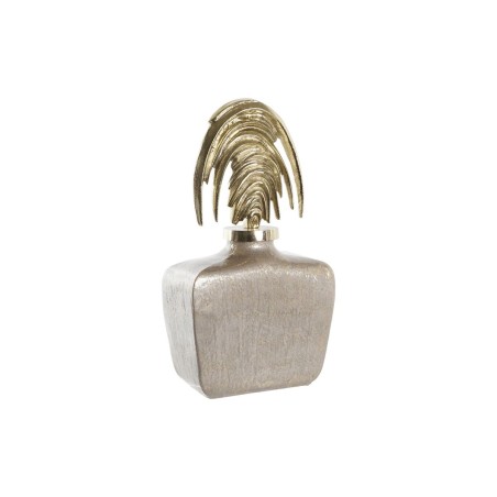 Jarrón DKD Home Decor Cristal Beige Dorado Aluminio (28 x 11 x 45 cm) Jarrón DKD Home Decor Cristal Beige Dorado Aluminio (28 x 11 x 45 cm)