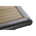 Mesa de Jantar DKD Home Decor Abeto Natural Metal Cinzento claro 161 x 90 x 75 cm