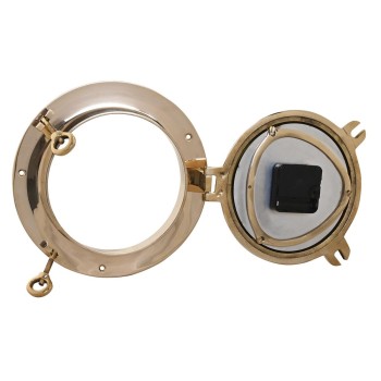 Wanduhr DKD Home Decor Kristall Gold Vintage Messing (23 x 7 x 23 cm)