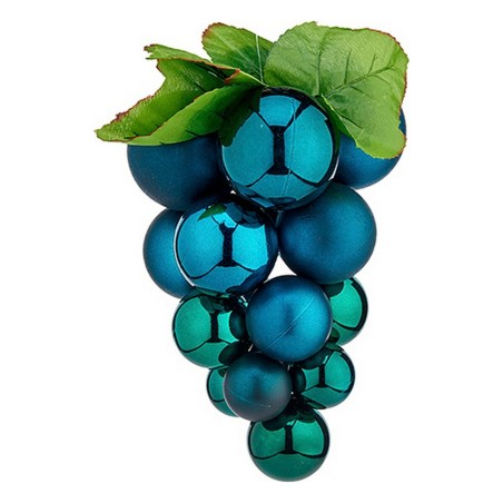 Boule de Noël Raisins Petit Bleu Plastique 14 x 14 x 25 cm Boule de Noël Raisins Petit Bleu Plastique 14 x 14 x 25 cm