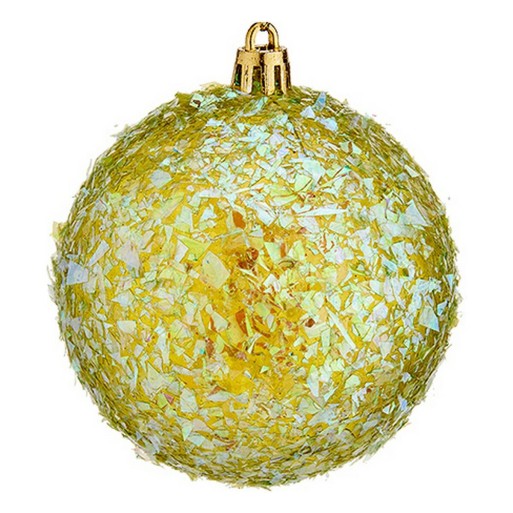 Weihnachtsbaumkugeln Ø 8 cm 6 Stück grün Kunststoff