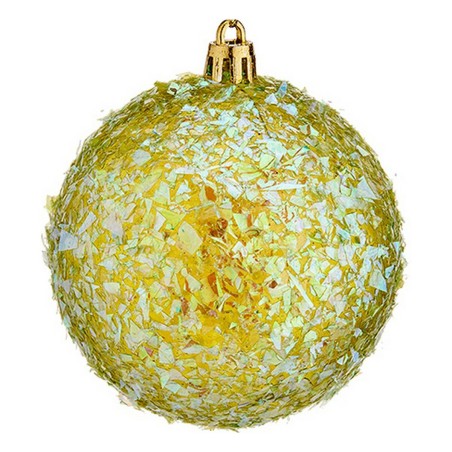 Palle di Natale Ø 8 cm 6 Unità Verde Plastica