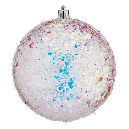 Bolas de Navidad Ø 10 cm 6 Unidades Plateado