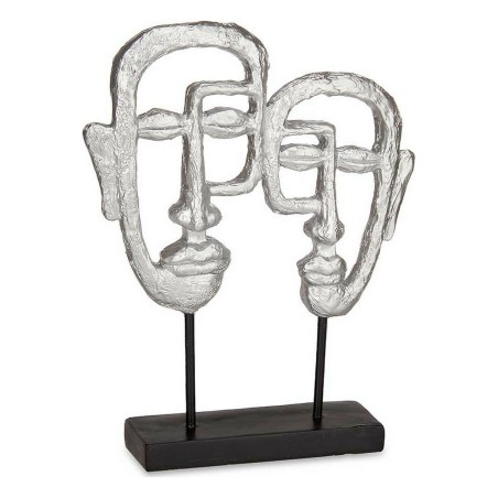 Deko-Figur Gesicht Silberfarben Polyesterharz (27 x 32,5 x 10,5 cm) Deko-Figur Gesicht Silberfarben Polyesterharz (27 x 32,5 x 10,5 cm)